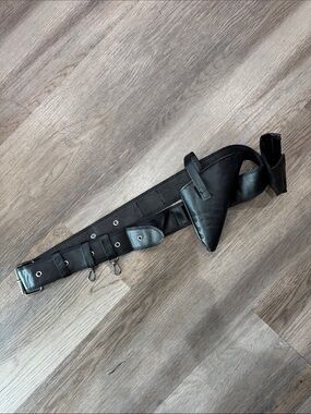 Unisex Utility police swat belt amscan leatherette